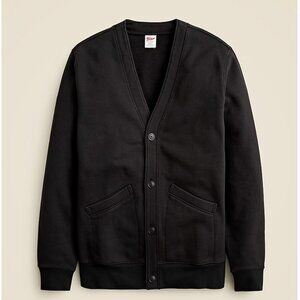 Heritage 14 oz. fleece cardigan sweater Navy XL